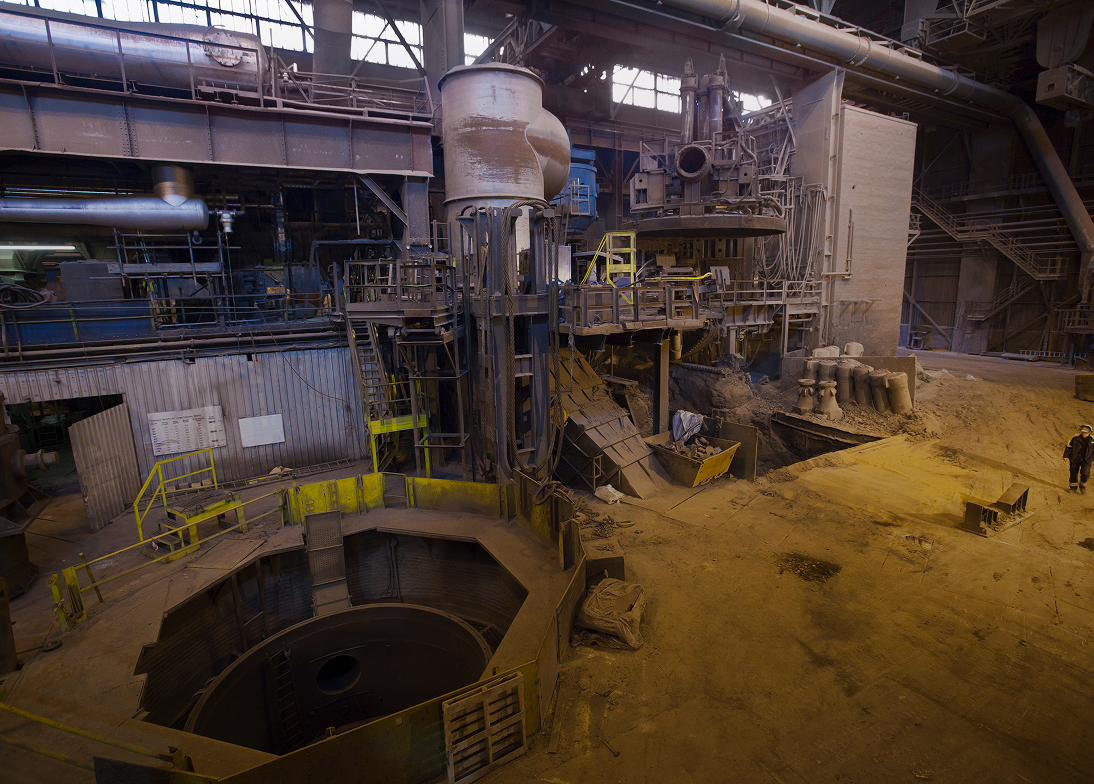 Inside view of a production facility